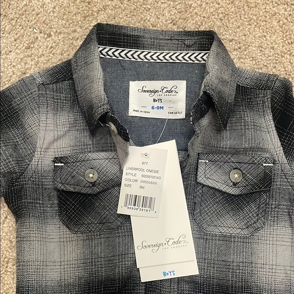 Sovereign Code Kids  Gray Kids One Piece - Picture 2 of 6